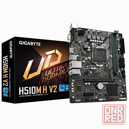 Материнская плата Gigabyte H510m H V2, Socket 1200, Intelh470, 2xddr4, Matx, Rtl (арт-9384) Макеевка - изображение 1