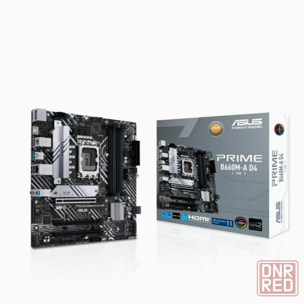Материнская плата Asus Prime B660m-A D4-Csm (Lga1700, Matx) 90mb19k0-M1eayc Lga1700 (арт-8096) Макеевка - изображение 1