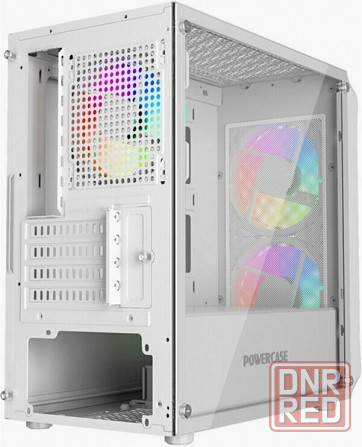 Корпус Powercase Mistral Micro A3w Argb, Tempered Glass, 2x 140mm Argb Pwm+1x 120mm Argb Pwm, белый, Макеевка - изображение 3