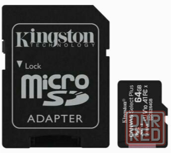 Карта памяти 64gb Kingston Sdcs2/64gb Microsdxc Class 10 Uhs-I, Sd Adapter (арт-2945) Макеевка - изображение 1