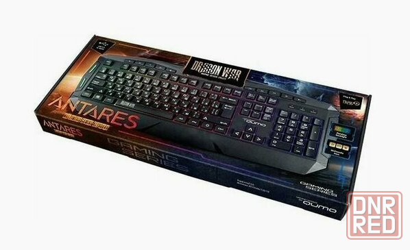 Игровая клавиатура Qumo Twins K68, с двумя накладками разного цвета, проводная, 104 клавиши, кнопка Макеевка - изображение 1