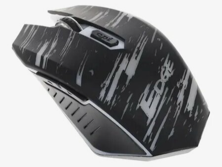 Игровая мышь Qumo Edge M17, беспроводная, аккумуляторная 600 Mah, кабель зарядки, 1000-2400 Dpi, 6 к Макеевка