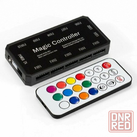 Контроллер-хаб с пультом управления Exegate Ex295975rus Exh6p. Argb для вентиляторов с подсветкой Ar Макеевка - изображение 1