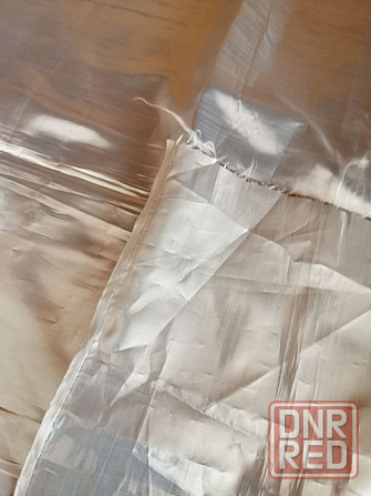 Продам кусок отрез серебристой парчи Донецк - изображение 3