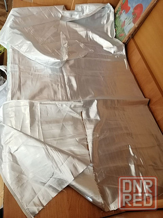 Продам кусок отрез серебристой парчи Донецк - изображение 5
