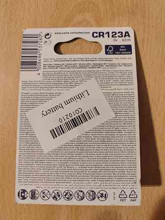 Батарейки Varta CR123A Professional Lithium Донецк