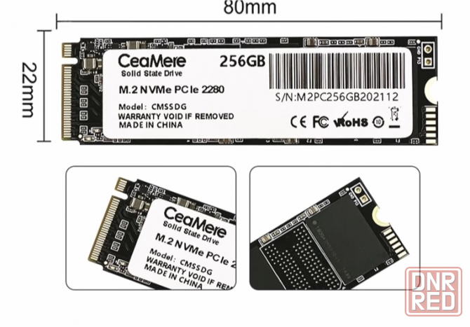 Ssd M.2 Nvme твердотельный накопитель Ceamere 256 гб, M2pc256gb (арт-5567) Донецк - изображение 1