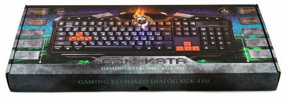 Клавиатура Dialog Gan-Kata Kgk-11u, Usb, черный тип подключения: проводная, интерфейс: Usb (арт-6933 Макеевка