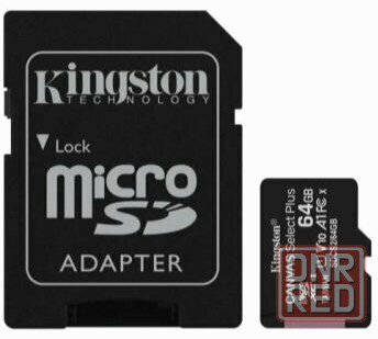 Карта памяти 64gb Kingston Sdcs2/64gb Microsdxc Class 10 Uhs-I, Sd Adapter (арт-2107) Донецк - изображение 1