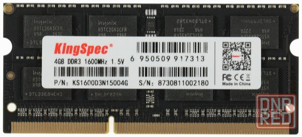 Оперативная память So-Dimm Ddr3 Kingspec Ks1600d3n15004g - 4гб 1600мгц (арт-7590) Донецк - изображение 1