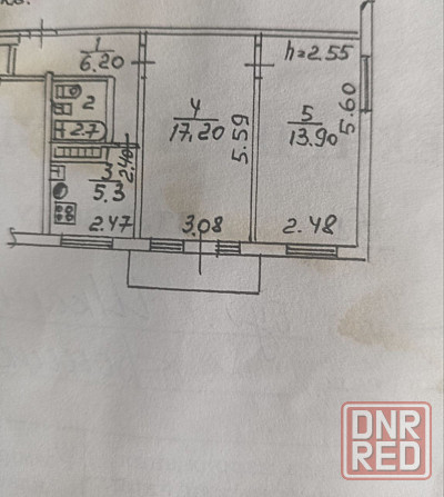 Продажа 2 ком. квартиры в Ворошиловском районе г. Донецк, б.Школьный (ориентир Донбасс Арена). Донецк - изображение 9