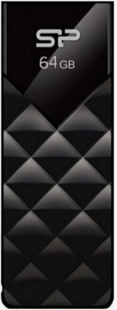 Флеш диск Silicon Power 64 Gb Ultima U03 Sp064gbuf2u03v1k, Usb 2.0, черный (арт-3968) Донецк