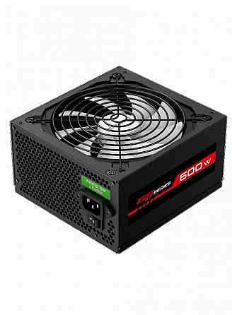 Блок питания Atx Zircon Gti-600 80+ (черный 600w 20+4pin 4+4pin 2*6+2pin 6*Sata 3*Molex вентилятор 1 Донецк