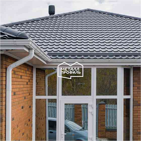 Водосток металлический (водосточная система) разный диаметр и цвета от производителя Донецк