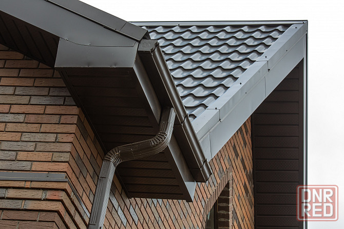 Водосток металлический (водосточная система) разный диаметр и цвета от производителя Донецк - изображение 1