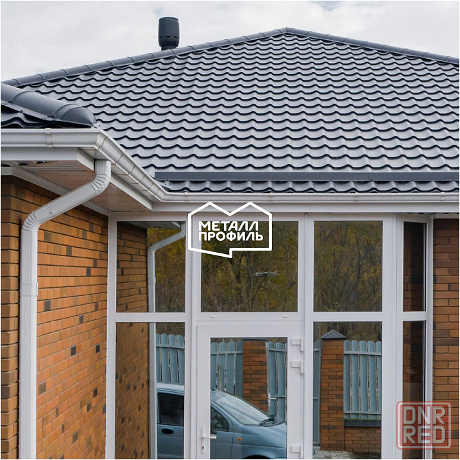 Водосток металлический (водосточная система) разный диаметр и цвета от производителя Донецк - изображение 3