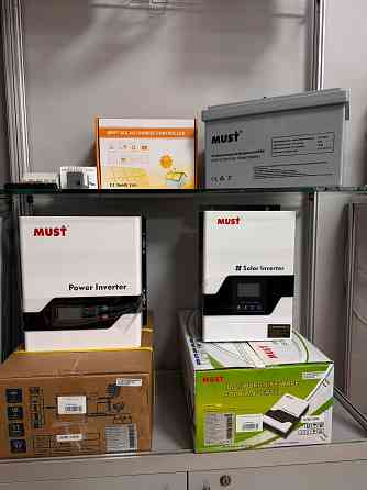 Солнечные панели, инверторы, ибп и аккумуляторы Must Донецк