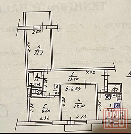 Аренда 3-к Дзержинского 55, 5/9, вода постоянно Донецк - изображение 7