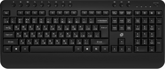 Клавиатура беспроводная Oklick K257w Black (2070286) (арт-5871) Донецк