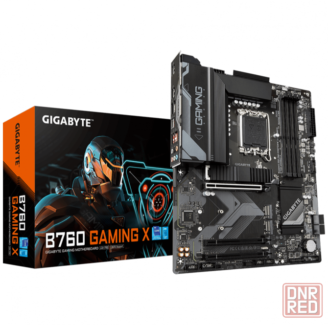 Материнская плата Gigabyte B760 Gaming X (Lga1700/B760/4xddr5/3xpci-Ex16/3xm.2/Sb7.1/Glan/Hdmi/Displ Донецк - изображение 1