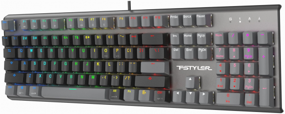 Клавиатура A4tech Fstyler Fs100 Neon механическая черный Usb For Gamer Led (Fs100) (арт-1669) Донецк