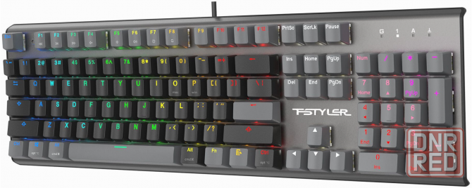 Клавиатура A4tech Fstyler Fs100 Neon механическая черный Usb For Gamer Led (Fs100) (арт-1669) Донецк - изображение 4