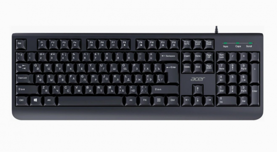 Клавиатура Acer Okw400, проводная, Usb, черный (Zl. Kbdee.01c) (арт-9335) Донецк