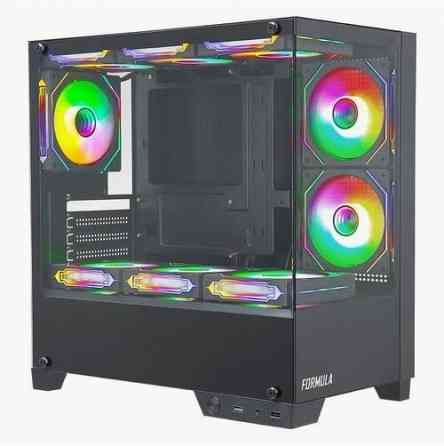 Корпус Matx Formula Crystal Z1m, Mini-Tower, без бп, черный [Cristal Z1m] (арт-6671) Донецк