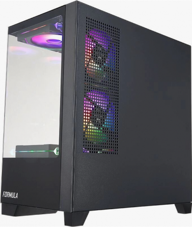 Корпус Matx Formula Crystal Z1m, Mini-Tower, без бп, черный [Cristal Z1m] (арт-6671) Донецк