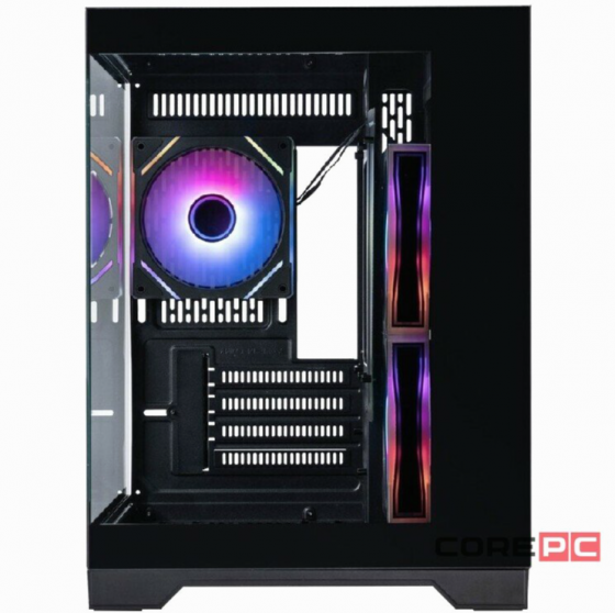 Корпус 1stplayer Megaview Mv5-Tp Argb Black (Mv5-Tp-Bk-2fc7r-1fc7) / Matx / 3x120mm Argb Fans (арт-4 Донецк