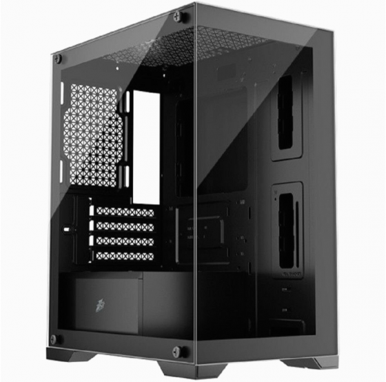 Корпус 1stplayer Miku Mi2 Black (Mi2-Bk-3f1) / Matx / 3x120mm Led Fans (арт-1538) Донецк