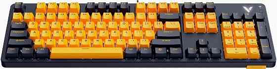 Клавиатура Rapoo V500pro-2024 Yellow/Blue (V500pro-2024/13150) (арт-9314) Донецк
