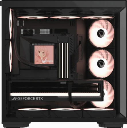 Корпус Formula Crystal Z7 черный без бп Atx 11x120mm 4x140mm (арт-5337) Донецк