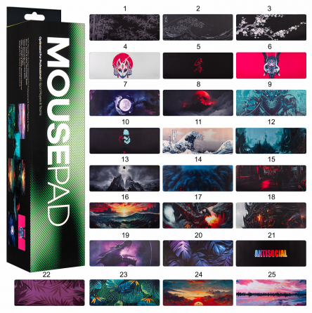 Коврик для мышки Xxl в ассортименте (300*900*3mm) (арт-4659) Донецк