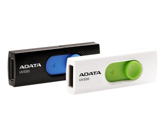 Флэш-накопитель A-Data Uv320 32гб, Usb3.2, черный/синий(Auv320-32g-Rbkbl) (арт-9216) Макеевка