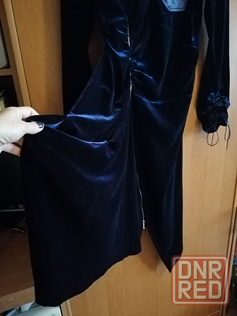 Продам бархатное платье оригинального фасон р. 48 Донецк - изображение 6