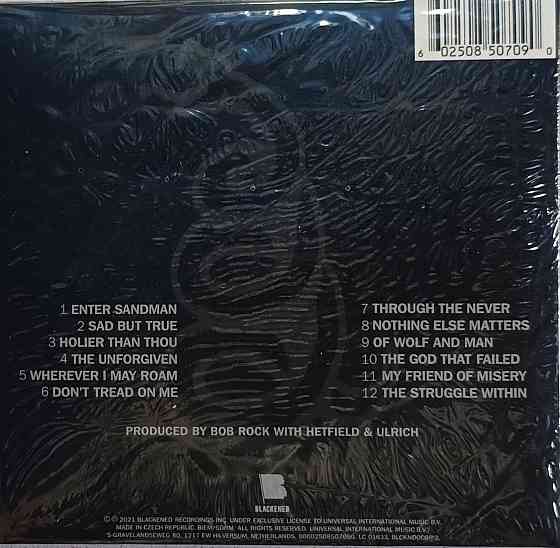 CD диск Metallica - The Black Album - Донецк