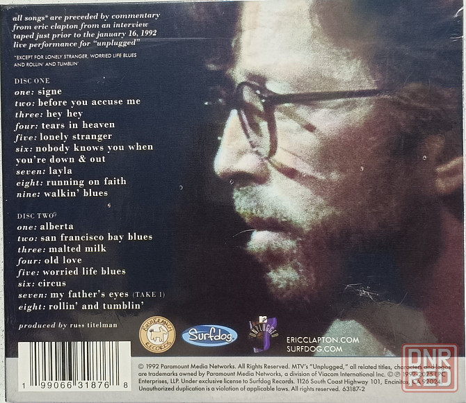 2 CD диска Eric Clapton - Enhanced Edition- Донецк - изображение 2