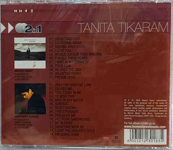 CD диск Tanita Tikaram - Two Album Set - Донецк