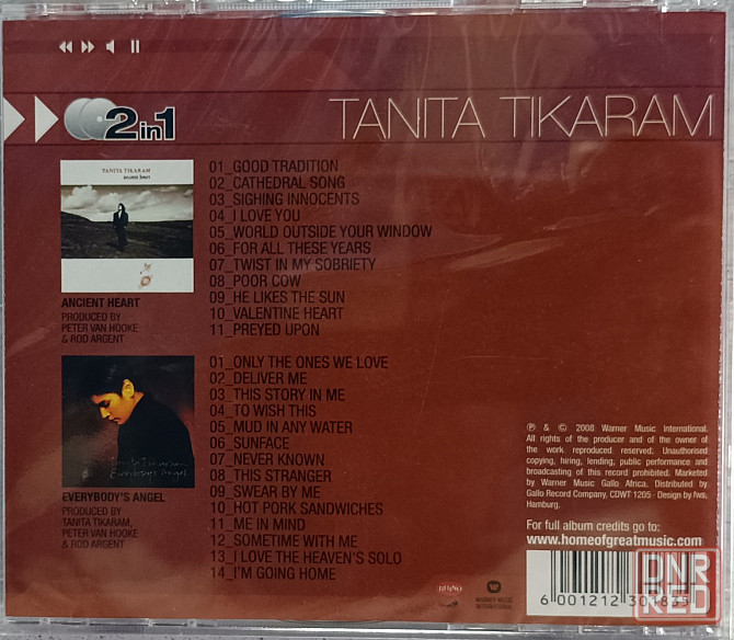 CD диск Tanita Tikaram - Two Album Set - Донецк - изображение 2