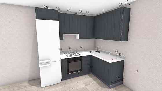 Угловая кухня Кёльн 1,62*2,4м Макеевка