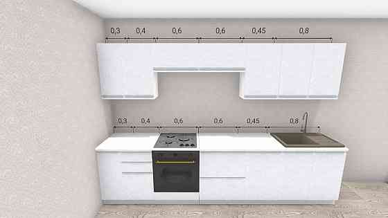 Прямая кухня "Бруклин" 3,15м (в наличии на складе) Макеевка