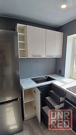 Кухня п-образная "Нувель" 1,3м * 2,6м * 1,07м Макеевка - изображение 5