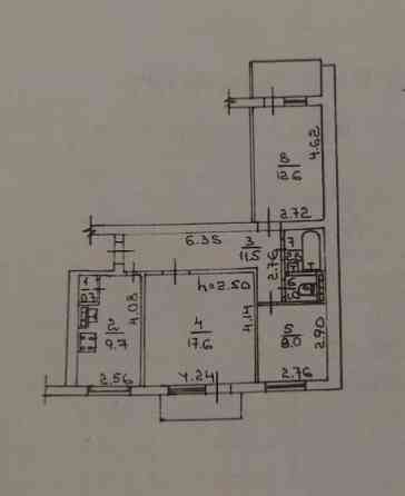 Продажа 3к.квартиры, ул.Бирюзова Донецк