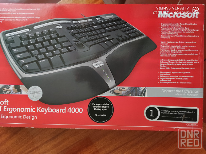 Клавиатура Microsoft Natural Ergonomic Keyboard 4000 Донецк - изображение 2