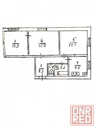 Продается 3-х ком. квартира в Ленинском р-не, г. Донецк, ул. Спортивная (ор-р «Металлург») Донецк - изображение 9