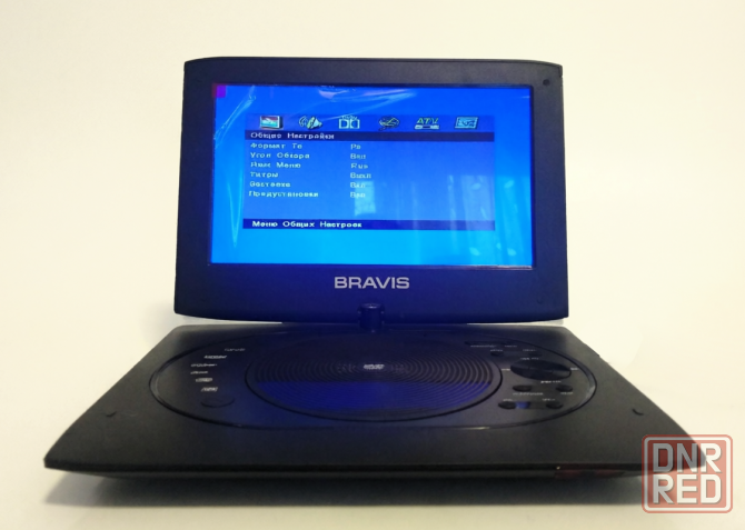 Портативный DVD-плеер Bravis AK-1002B Донецк - изображение 1