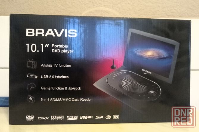 Портативный DVD-плеер Bravis AK-1002B Донецк - изображение 2