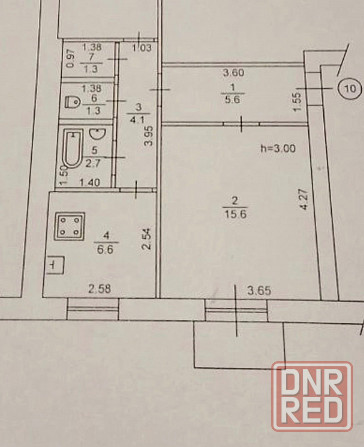 Продам 2 комнатную квартиру 2/2Цена снижена Город Харцызск ул. Октябрьская Харцызск - изображение 8