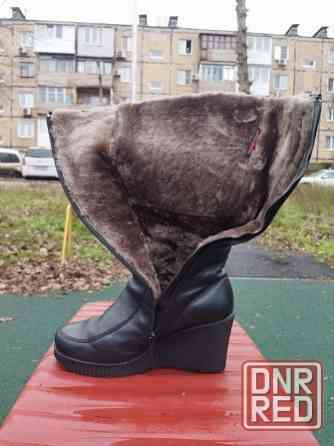 Сапоги женские 38 р. кожаные Беларусь Донецк